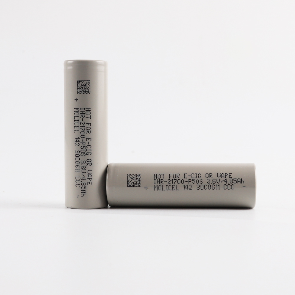 Molicel INR-21700-P50S L 形产品组合图