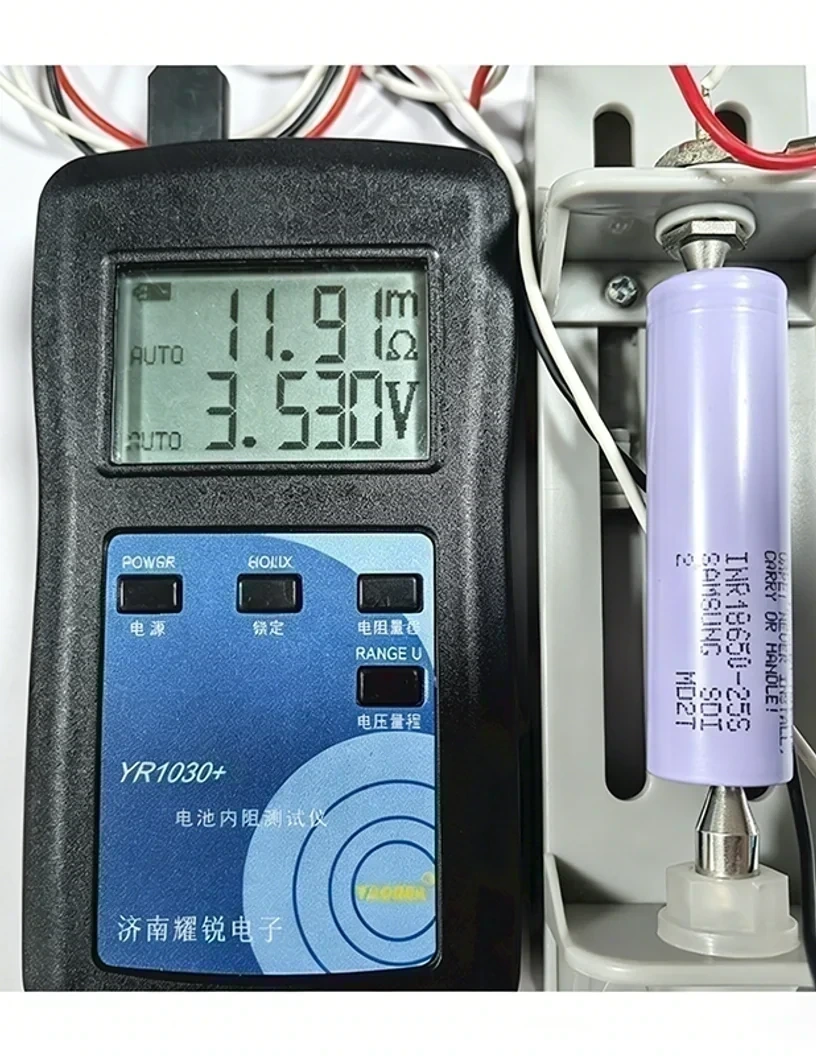 Samsung INR18650-25S 内阻与电压测试参考