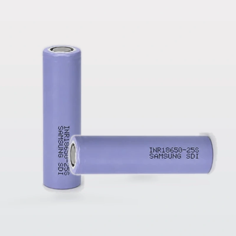 Samsung INR18650-25S L 形产品组合图