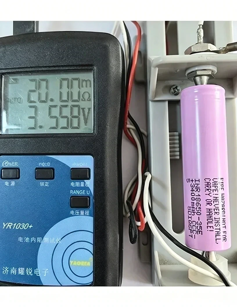 Samsung INR18650-35E 内阻与电压测试参考