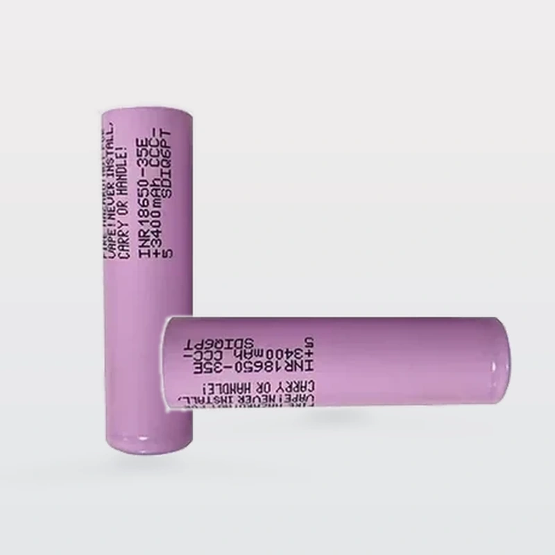 Samsung INR18650-35E L 形产品组合图